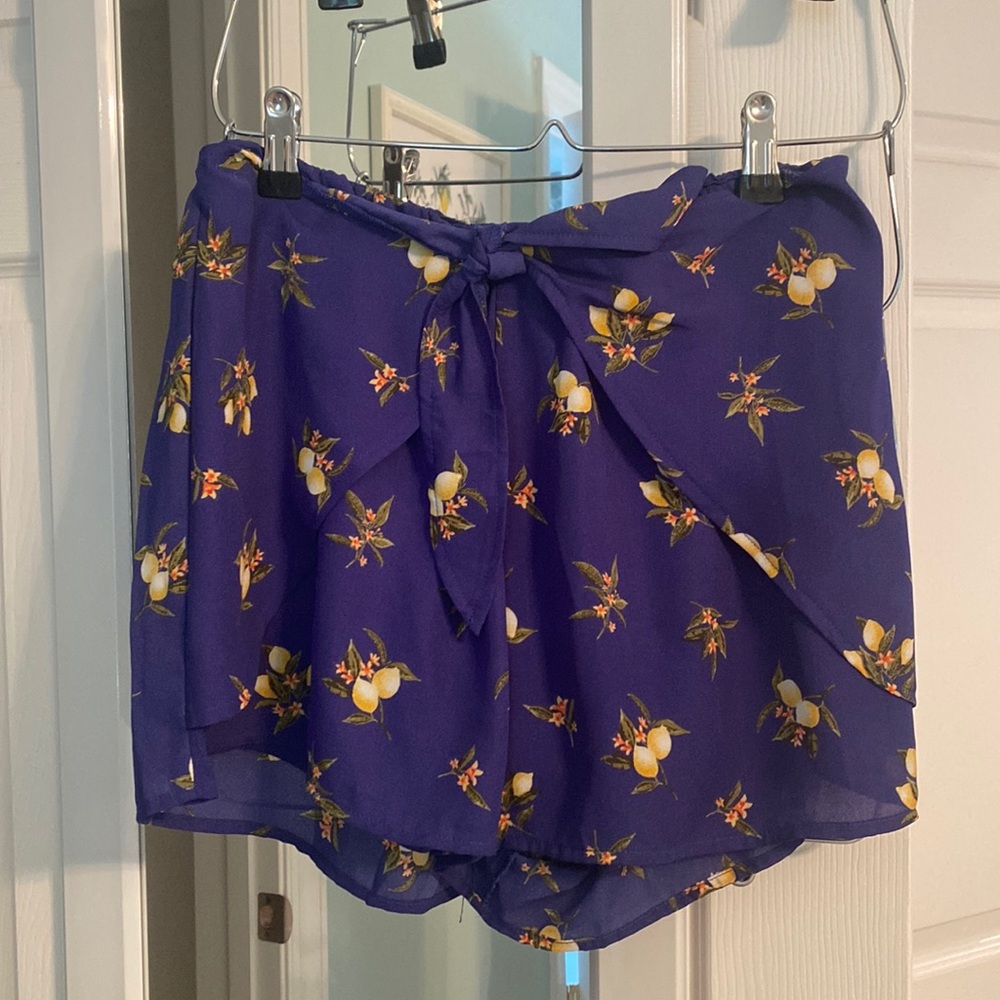 🔥blue lemon pull on shorts🔥
